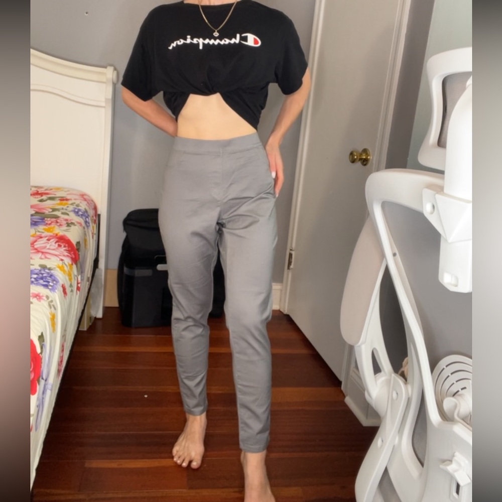 Gray pants